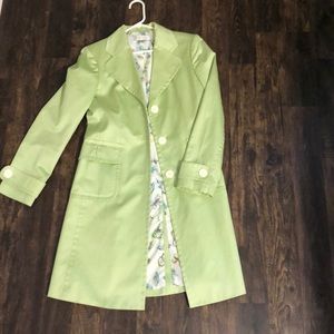 Light Green trench coat